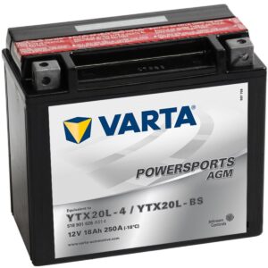 Varta batteri MC YTX20L-4 & YTX20L-BS