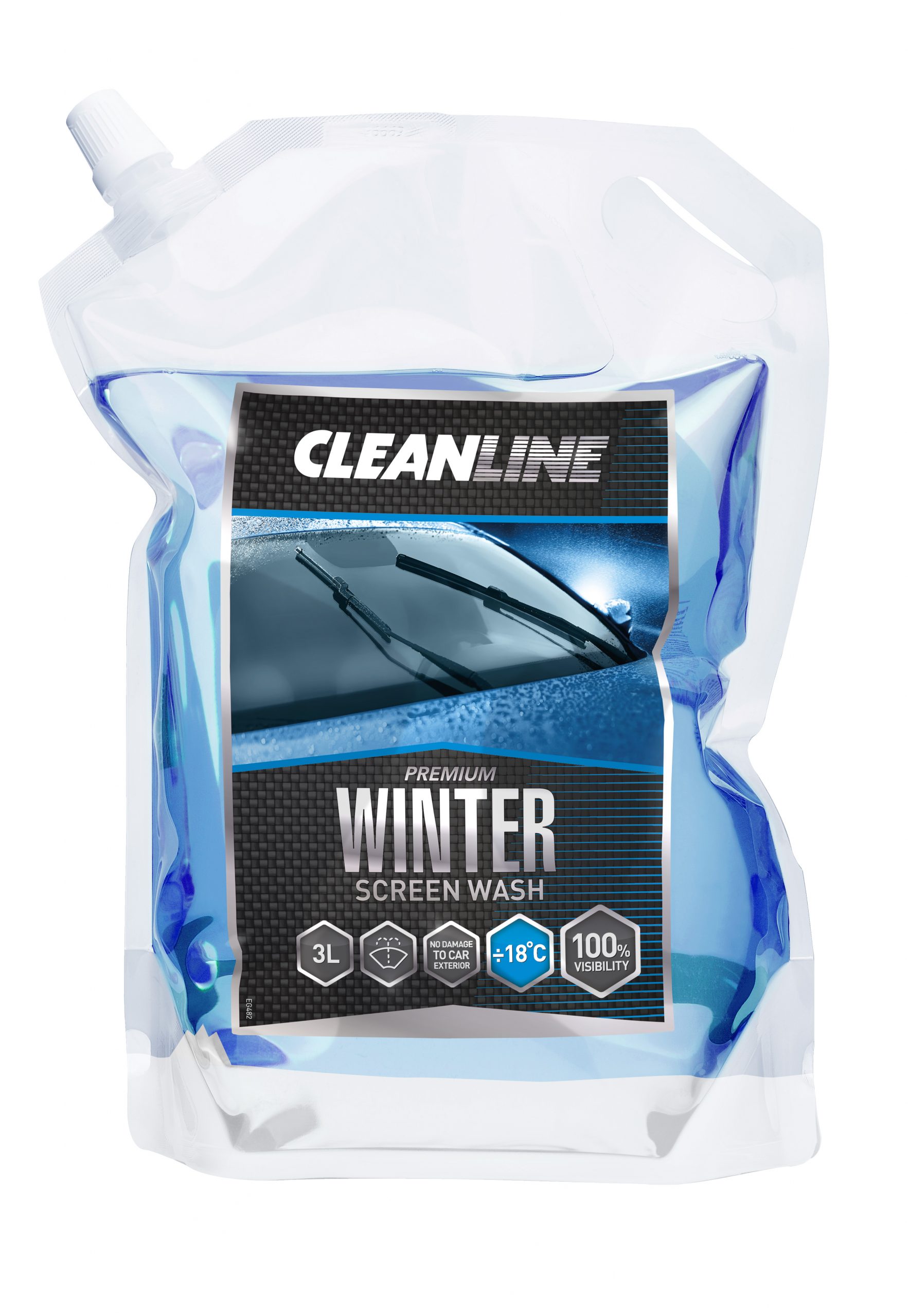 Cleanline premium spylervæske vinter 3liter Cleanline premium spylervæske vinter 3liter
